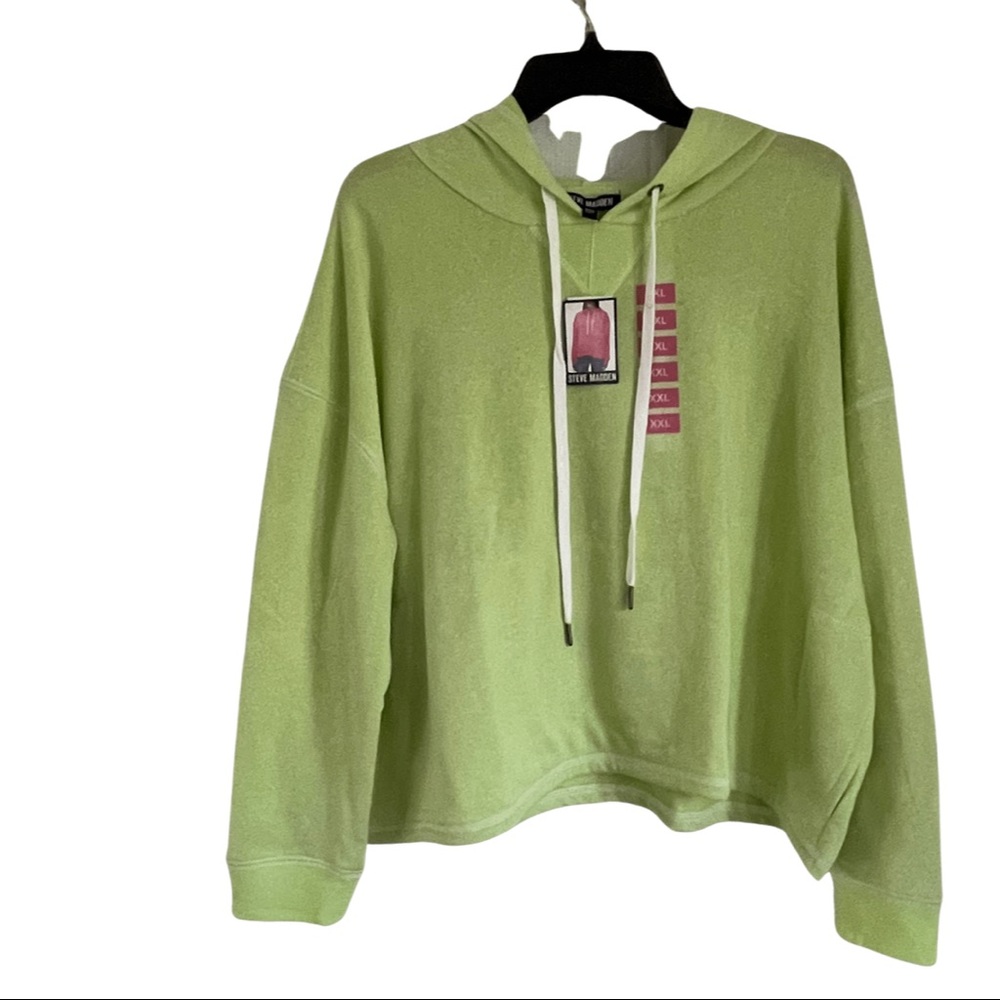 Neón yellow Steve Madden woman Hood plus size